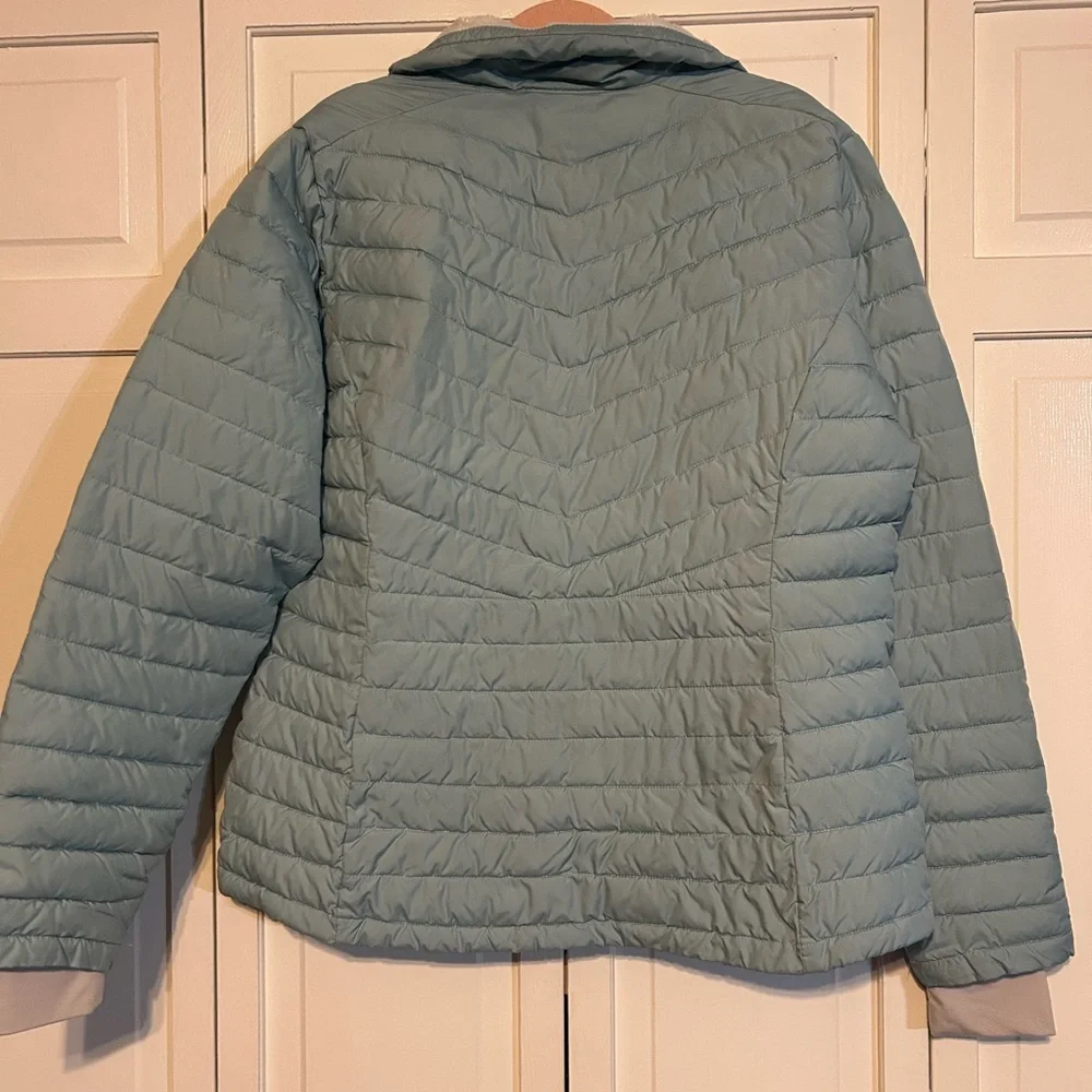 Columbia Light Blue Puffer Jacket